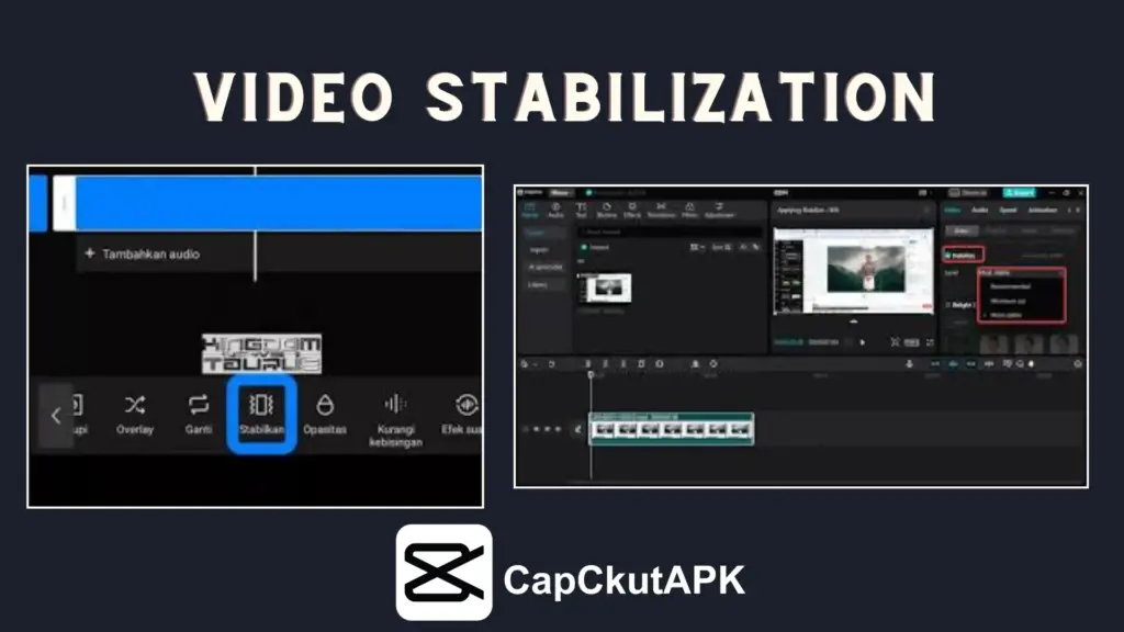 CapCut MOD Apk Video Stabilization