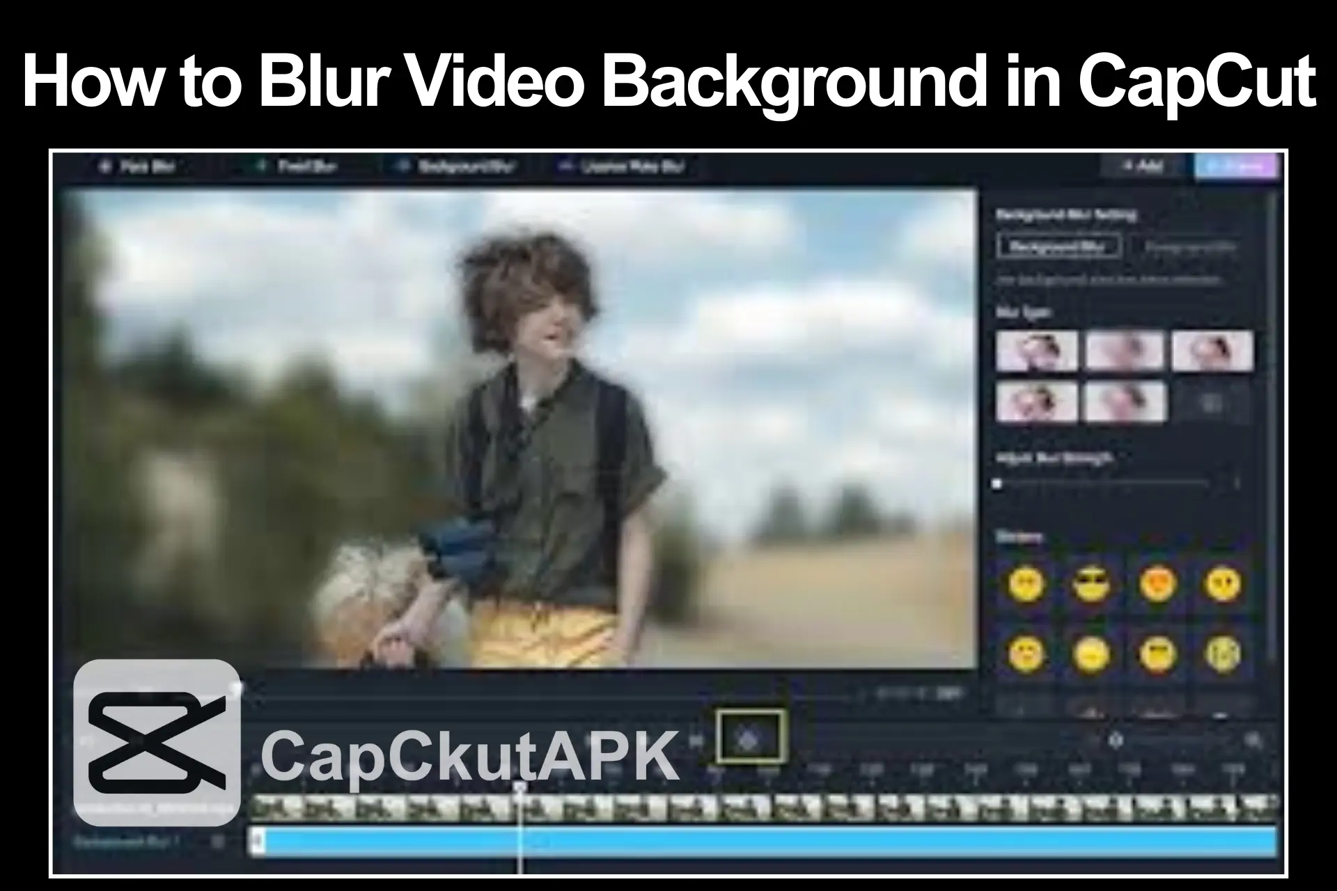 How to Blur Video Background in CapCut?